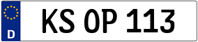 Truck License Plate